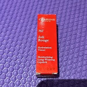 Clarins Joli Rouge Hydration Lipstick in nude brick